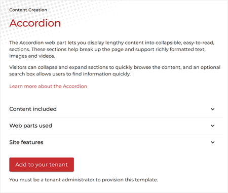 Product page